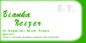 bianka neizer business card